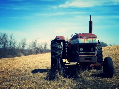 Abandoned Farm Tractor