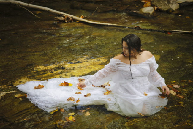 Makayla’s Wedding Dress In The Water Photoshoot – Thomas Slatin